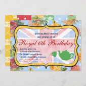 Einladung der Royal British Birthday Party (Vorne/Hinten)