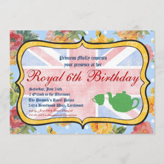 Einladung der Royal British Birthday Party