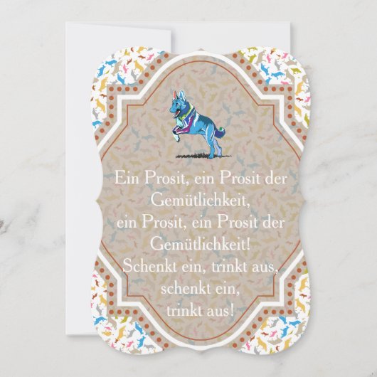 Einladung der Schäferhunde (Vorderseite)