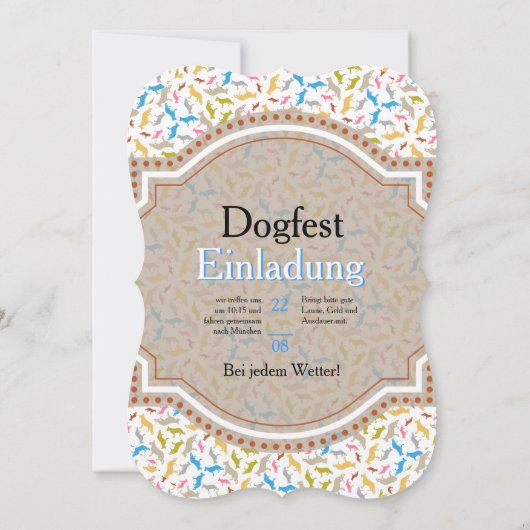 Einladung der Schäferhunde (Rückseite)