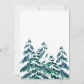 Einladung der Schneekabine (Rückseite)