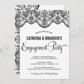 Einladung der schwarz-marokkanischen Hochzeitspart (Vorne/Hinten)