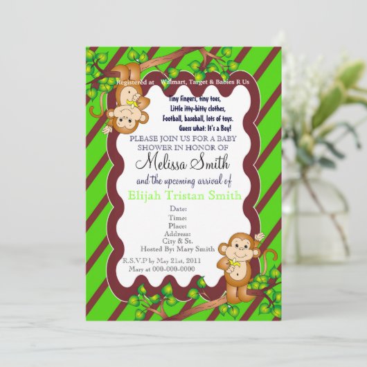 Einladung der Schwingelschwinger-Kinderdusche - Gr (Stehend Vorderseite)