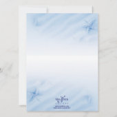 Einladung der Serene Blue Ocean Scene (Rückseite)