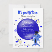 Einladung der Shark Graduierungspartei (Vorderseite)