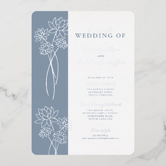 Einladung der Silberblume zum Hochzeitsfohlen (Vorderseite)
