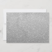 Einladung der Silver Dotted Engagement Party (Rückseite)
