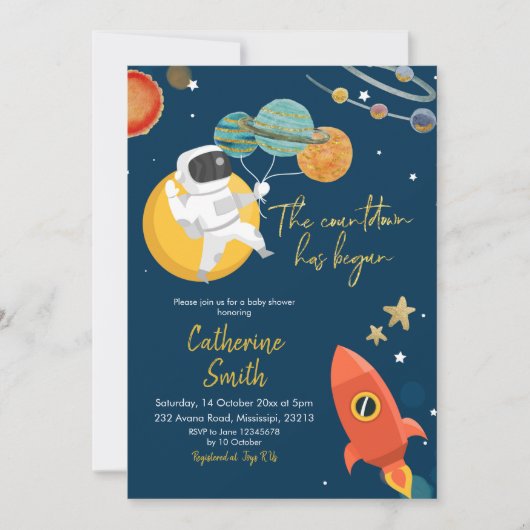 Einladung der Solarzellen-Kinderdusche (Vorderseite)