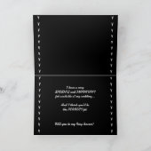 Einladung der SON Ring Bearer Hochzeit (Innenseite)