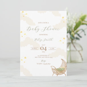 Einladung der Starry Night Baby Shower