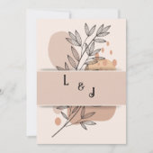 EINLADUNG DER STILSCHEN TERRACOTTA BOHO (Vorderseite)