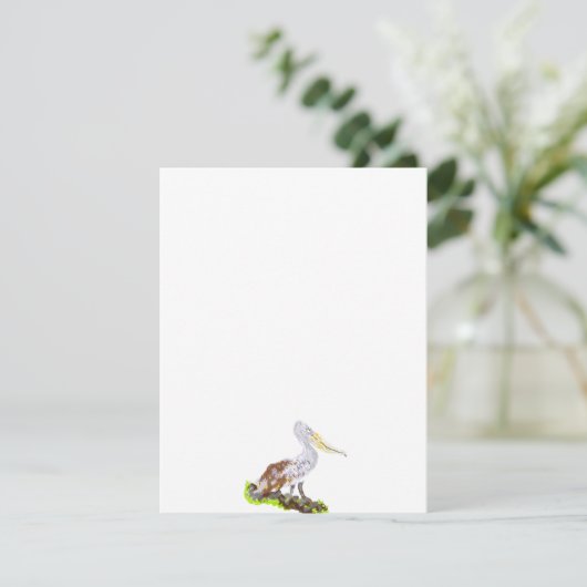 Einladung : Der Stork; Pelican ist hier (Stehend Vorderseite)