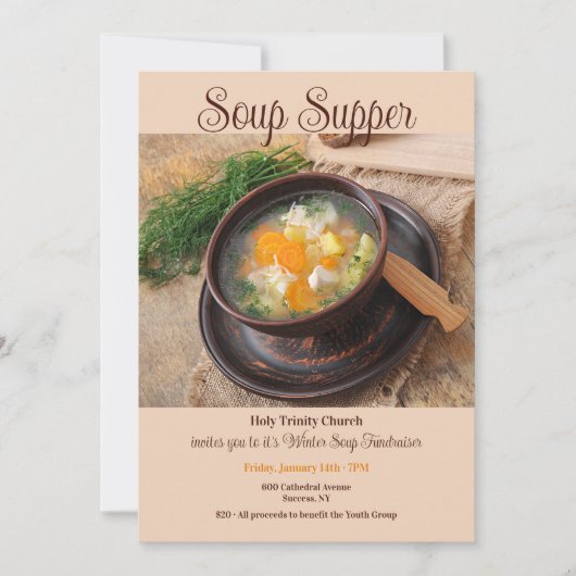 Einladung der Suppen (Vorderseite)