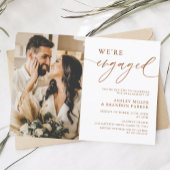 Einladung der Terracotta Rust Foto