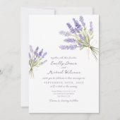 Einladung der toskanischen Lavendel (Vorderseite)