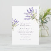 Einladung der toskanischen Lavendel (Stehend Vorderseite)