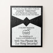 Einladung der Trägerrakete Puzzle (Vertikal)