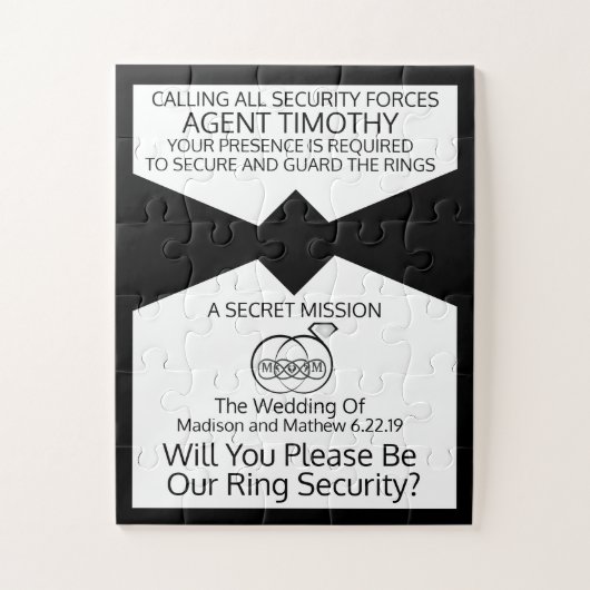 Einladung der Trägerrakete Puzzle (Vertikal)