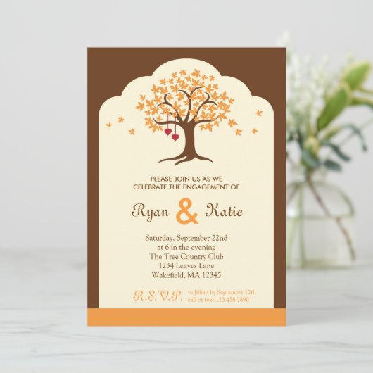 Einladung der Tree-Anhängerin (Stehend Vorderseite)