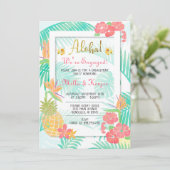 Einladung der Tropen Luau Aloha (Stehend Vorderseite)