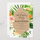Einladung der Tropenflora zum Geburtstag (Vorne/Hinten)