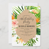 Einladung der Tropenflora zum Geburtstag (Vorderseite)
