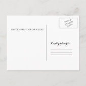 Einladung der Tropenlobby auf Postkarte (Rückseite)