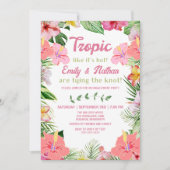 Einladung der Tropical Luau Engagement Party (Vorderseite)