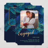 Einladung der Tropical Night Engagement Party (Vorne/Hinten)