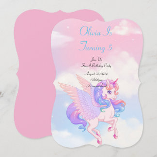 EINLADUNG DER UNICORN BIRTHDAY