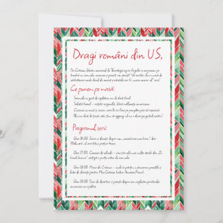 Einladung der US-Diaspora Masa de Craciun