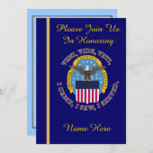 Einladung der Verteidigungslogistikagentur zur Ruh (Vorne/Hinten)