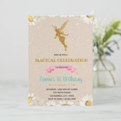 Einladung der verzauberten Märchenprinzessin zum G (Stehend Vorderseite)