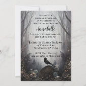 Einladung der verzauberten Waldlandvögel (Rückseite)