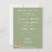 Einladung der verzauberten Waldwildzerne (Rückseite)