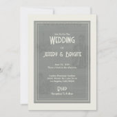 Einladung der Vintage Wedding Zeitung (Vorderseite)