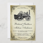 Einladung der Vintagen Dampflokomotive (Vorderseite)