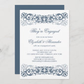 Einladung der Vintagen Scroll-Gruppe (Vorne/Hinten)