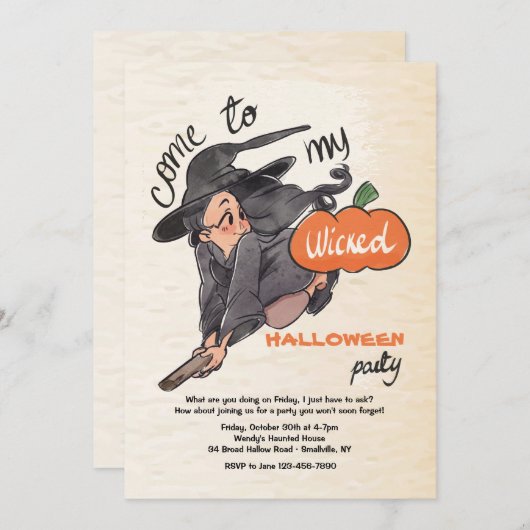 Einladung der Wadenkrause (Vorne/Hinten)