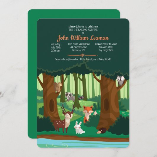 Einladung der Waldfreunde (Vorne/Hinten)