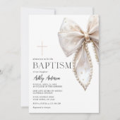 Einladung der White Bow Baptisse Girl (Vorderseite)