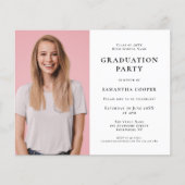 Einladung der White Graduation Party des Budget Fo (Vorderseite)