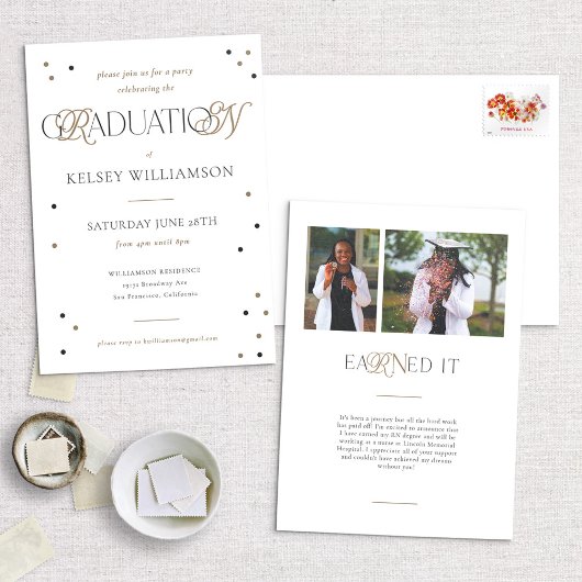 Einladung der White RN Nurse Graduation Party