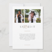 Einladung der White RN Nurse Graduation Party (Rückseite)