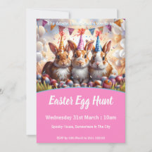 Einladung der Wiesenkrabbits Ostereier