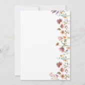 Einladung der Wildblume (Rückseite)