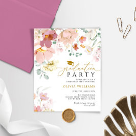 Einladung der Wildblumen zur Graduierung