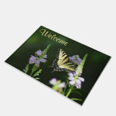 Einladung der Wildlife Butterfly Fußmatte (Schrägansicht)