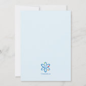 Einladung der Wissenschaftlerin Kid Birthday (Rückseite)