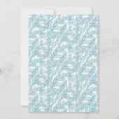 Einladung der Woodland Deer Baby Dusche (Rückseite)